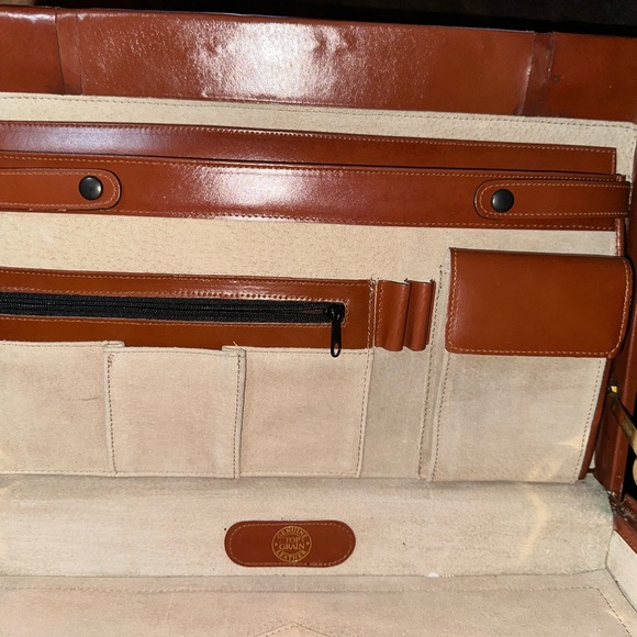 Classic Vintage Leather Briefcase EUC - Picture 6 of 8